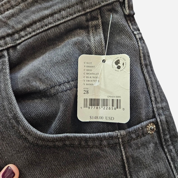 We The Free Black Cargo Barrel Jeans - Picture 6 of 8